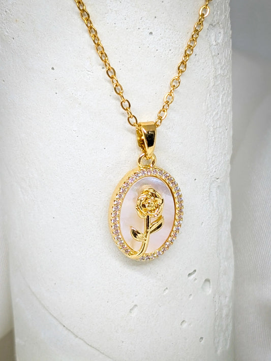 Rose necklace