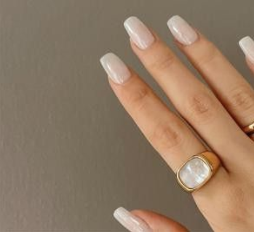 White stone ring