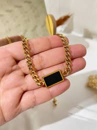 Black stone bracelet