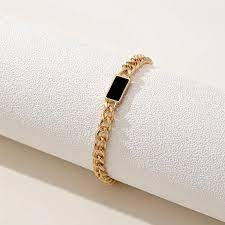 Black stone bracelet